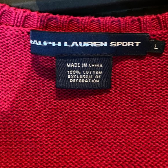 🌺Classic V Neck Ralph Lauren Sweater🌺 - Picture 5 of 6